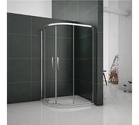 Simple Bathrooms 1200x900x1850mm Quadrant Shower Enclosure Walk in Shower Screen Cubicle Tempered Glass Door