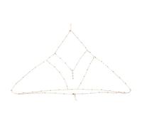 Simple Belly Chains Waist Chain Beach Body Jewelry Adjustable Chest Alloy For Women Beach For Bra Silver Gold
