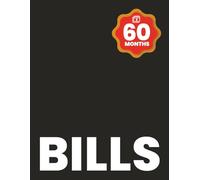 Simple Bill Tracker & Monthly Payments Organizer: 5-Year Budget Planner to Track Bills, Income, Expenses, and Set Financial Goals