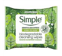 Simple Biodegradable Cleansing Wipes 20 Sheets (Pack of 3)