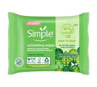 Simple Exfoliating Facial Wipes 20 Pack