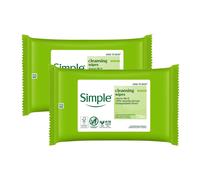 Simple Biodegradable Facial Wipes 25pcs 2 Pack