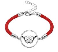 Simple Black Specimen Lucky Red String Bracelet Rope Bracelet Handmade