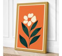 Simple Bloom Botanical Canvas Wall Art Print 18x12 Inch
