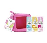 Simple Booster Face Serum Collection Gift Set, Vitamin C+E+F, Hyaluronic Acid & Niacinamide, For Hydrated, Glowing & Balanced Skin 3 x 30 ml