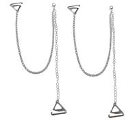 Simple Box Link Chains Bra Shoulder Straps for Women Statement Adjustable Lingerie Strap Minimalist Underwear Chain Bridal Wedding Dress Party Prom Festival Accessories Summer Bikini Body Jewelry, One