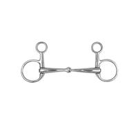Simple broken snaffle bit for horse Waldhausen Massif