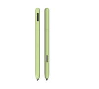 Simple Business Silicone S-Pen Cover Case For SamSung Galaxy Tab S6 S7 Soft Durable Pencil Cover Sleeve Non-Slip Smooth Cute Cartoon Tablet Stylus Pen Case (green-S7)