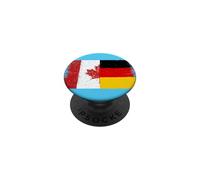 Simple Canada Germany Flag Proud German Canadian Pride Fans PopSockets Adhesive PopGrip