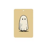 Simple Cartoon Ghost Cute Car Air Fresheners 4 Pcs Hanging Scented Cards Fragrance Scented Cards For Car Aromatherapy Tablets