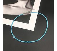 Simple Choker Necklace Women Fashion Seed Beads Stand Necklace of Women Girl for Party Beach Travel Trendy Jewelry