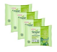 Simple Clean Face Wipes, Simple Clean Face Wipes, 25 Count (Pack of 4)