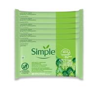 Simple Cleansing Facial Wipes (Boxed 6 Packs x 25 Wipes) Total 150 Wipes