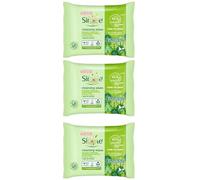 Simple Cleansing Wipes - Biodegradable Face Wipes with Vitamin B5 & E, Instantly Remove Waterproof Makeup & Pollution, Vegan, Hypoallergenic & Gentle on Skin (3Pack)