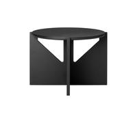 Simple Coffee Table Black Lacquered Oak
