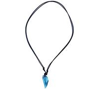 Simple Collar with Colgante de Cristal Amantes Divertidos Joyas para El Cuello Cadena de Suéter Ajustable Gargantilla Festival Decoration de Pascua, AzulDurability