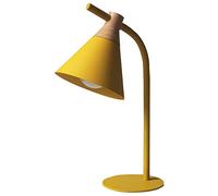 Simple Colorful Wood Metal Table Lamp, Desktop Decoration, Reading Lamp, Bedroom, University (Color : A-18 * 52cm)