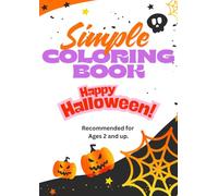 Simple Coloring Book: Happy Halloween