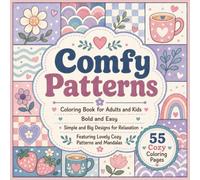 Simple Comfy Patterns Coloring Book