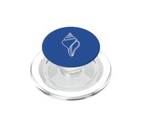 Simple Conch Shell Marine Outline Graphic PopSockets PopGrip for MagSafe