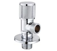 Simple Control Angle Valves Water Stop Switch Brass Water Diverter for Bathroom Faucet Sink Faucet Toilet Thickened Brass Angle Valves