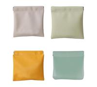 Simple Cosmetic Bags with Press Stud Closure, Waterproof PU Practical Make-Up Storage for Travellers and Professionals, Travel Make Up Organiser with Press Stud Closure, F, Mass Beauty