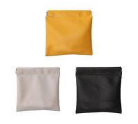 Simple Cosmetic Bags with Press Stud Closure, Waterproof PU Practical Make-Up Storage for Travellers and Professionals, Travel Make Up Organiser with Press Stud Closure, I, Mass Beauty