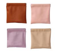 Simple Cosmetic Bags with Press Stud Closure, Waterproof PU Practical Make-Up Storage for Travellers and Professionals, Travel Make Up Organiser with Press Stud Closure, E, Mass Beauty