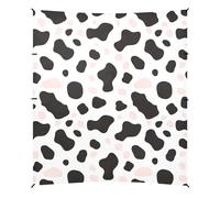 Simple cow pattern pattern vector illustration isolated on white background stable beach tent UPF50+ protection waterproof sun visor with sand pockets for family trips, picnics and camping