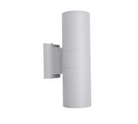 Simple Creative Outdoor Wall Lamp,2 Light Matt Black Wall Light,Aluminum LED IP65 Wall Sconce,Black E27 Base Wall Mounted Lamp for Living Room Study Room Dining Room Stairs Porch Hallway(White
