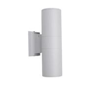 Simple Creative Outdoor Wall Lamp,2 Light Matt Black Wall Light,Aluminum LED IP65 Wall Sconce,Black E27 Base Wall Mounted Lamp for Living Room Study Room Dining Room Stairs Porch Hallway(White