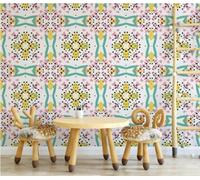 Simple Creative Retro Abstract Geometric Patterns 3D Wallpaper Easy Install Feature Office Living Room Sofa Bedroom TV Background Wall Decoration-430cm×300cm