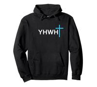 Simple Cross YHWH Yahweh Christian Jesus Name Pullover Hoodie