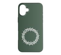Simple Crown of Thorns Christian Symbol Case for iPhone 16 Plus