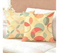 Simple Cushion Covers 30cm x 30cm 2 Pack, Modern Cushion Covers Velvet, Double Sided Throw Pillow Cases, Funky & Durable & Machine Washable for Living Room Refresh, Ideal Home Decor Gifts K6-104