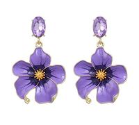 Simple Cute Flower Heating Earring Cute Dangle Earrings Elegant Stud Earrings Fashion Women Party Jewellery Dangle For Women Colourful Hypoallergenic, one size, As described