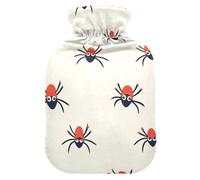 Simple Cute Spider Minimalist hot Water Bottles with Soft Cover, 2Lhot compresses for The Body for Pain Relief,Sore Muscle,Bolsa de calor para Dolor Menstrual