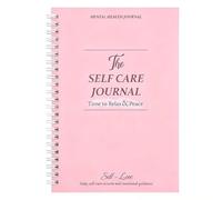 Simple Daily Reflection Journal Book, 5 Minute Guided Mindfulness & Gratitude Notebook, Minimalist Self Care Daily Writing Journal, Compact Routine Planner, Thoughtful Gift For Women Men (Pink)