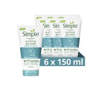 Simple Daily Skin Detox Purifying with thyme, zinc & witch hazel Face Wash cleanser for oily, blemish-prone skin 150 ml