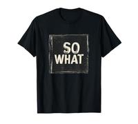 Simple Dark so What Speech Costume T-Shirt