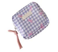 Simple Design Cosmetic Case Portable Waterproof Makeup Bag with Spacious Interior for Lipsticks Brushes Essential Pattern Cosmetics Bag