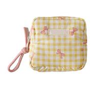 Simple Design Cosmetic Case Portable Waterproof Makeup Bag with Spacious Interior for Lipsticks Brushes Essential Pattern Cosmetics Bag