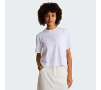 The North Face Simple Dome Evolution Crop RLX Short Sleeve T-Shirt White Women - L