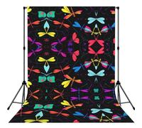 simple dragonfly Printed Professional Photo Drapes, Matte Polyester Background, Wedding Party Studio Banner