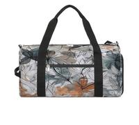 Simple Drawing of Flowers Gym Bag Lightweight ，Travel Duffle Bag with Shoe Compartment，Gym Bag for Women for Overnight, Weekend, Yoga, Gym, Business Trips, Sport And Hospital.