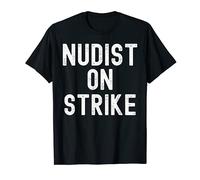 Simple Easy Nudist On Strike Halloween Costume T-Shirt