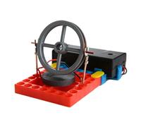 Simple Electric Motor Model Creative Assemble Science Kits Stem Education Toy For School Physics Study Educational Physical Experiment Model Electric Motor Self-assembling Physics Toy