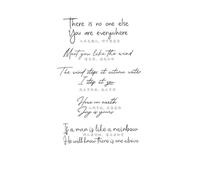 Simple English Herbal Tattoo Stickers Durable Waterproof Tattoo Stickers For Men And Women