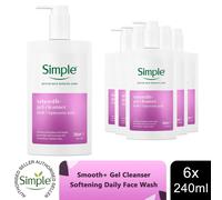 Simple Face Wash Cleanser Purify, Repair, Hydrate, Age Resist, Smooth+ Gel,240ml