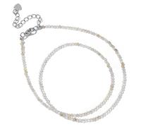 Simple Faceted Gem Beads Necklaces for Women Natural Stone Chokers Crystal Chain Handmade Necklace Yoga Jewelry Female(21)